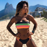 New Sexy Bikini Set Brazilian bikini 2021 swimwear women Bandeau swimsuit female Push up bathing suit Summer bathers biquini
